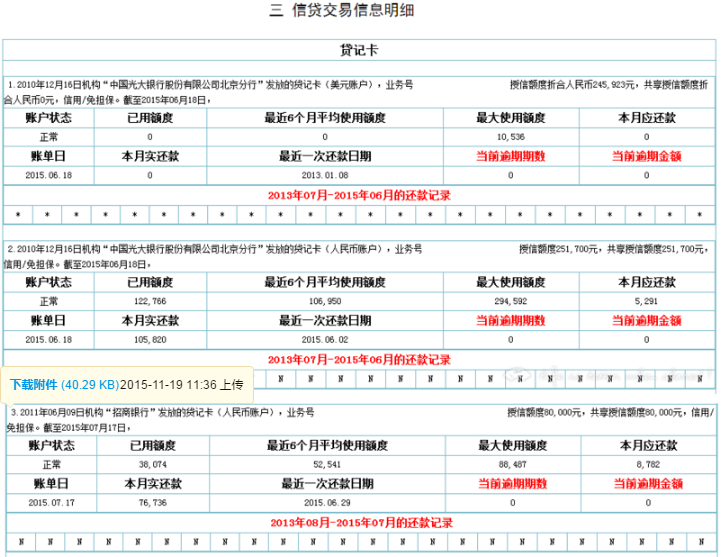 乱申信用卡 当心毁了你的征信报告！